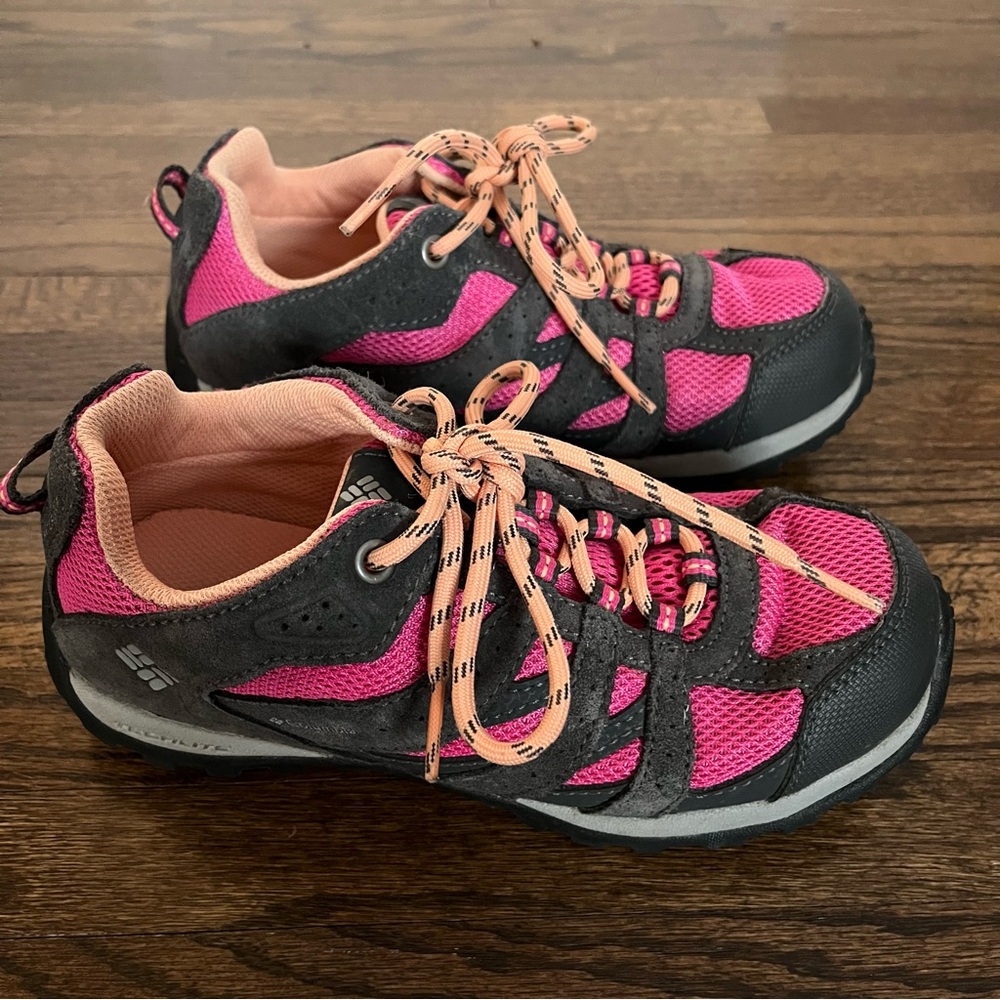 Columbia Kids Pink and Black Boots